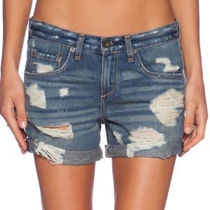RAG AND BONE- The boyfriend denim shorts
